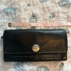 Hype Black Leather Women's Wallet
